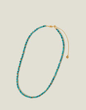 14ct Gold-Plated Beaded Necklace, , large