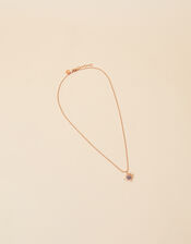 Rose Gold-Plated Star Pendant Necklace, , large