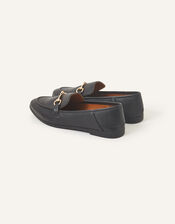 Metal Bar Loafers, Black (BLACK), large