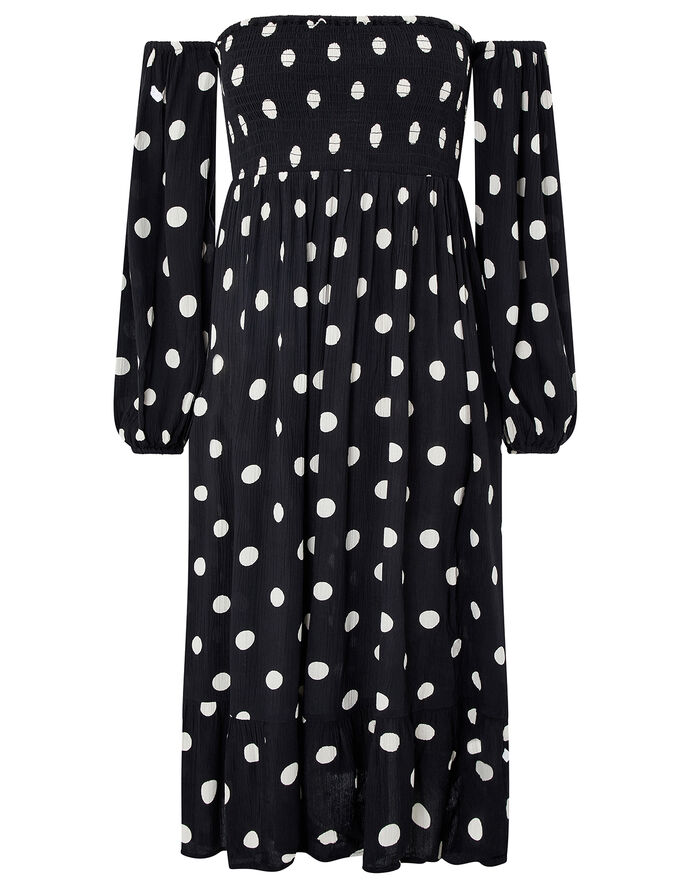 Black Polka Dot Dress main image 1
