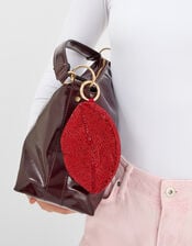 Beaded Lips Coin Purse, , large