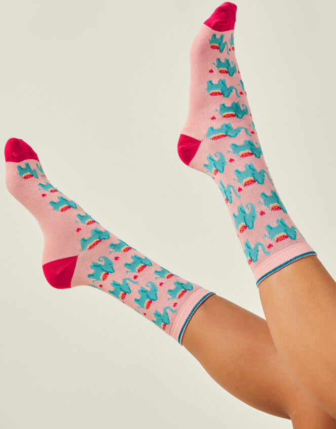 Elephant Print Socks, , large