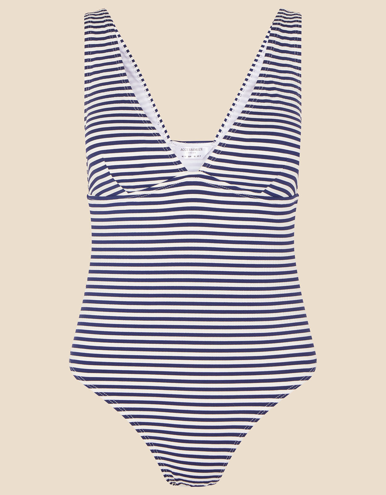 Navy stripe clearance swimsuit
