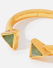 Aventurine Pyramid Ring, Green (GREEN), large