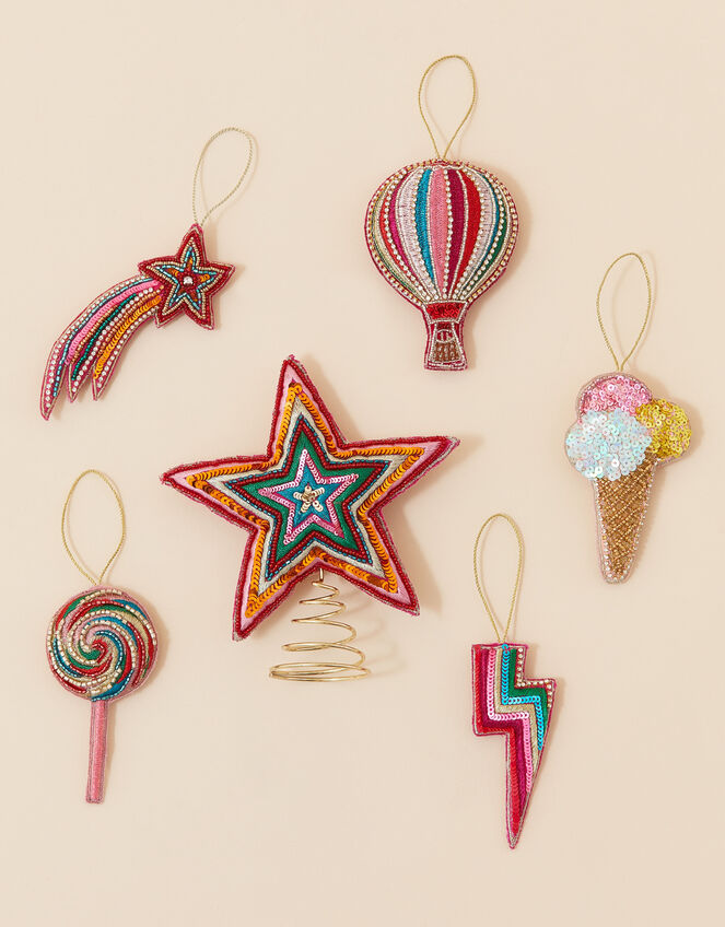 Rainbow Christmas Tree Decorations Set