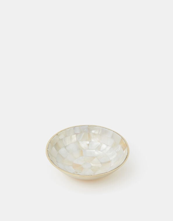 Small Mother Of Pearl Trinket Dish, , large