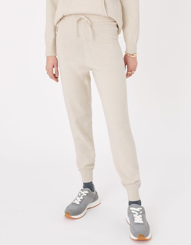 Knit Lounge Joggers, Brown (TAUPE), large