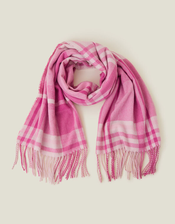 Bianca Check Blanket Scarf, , large