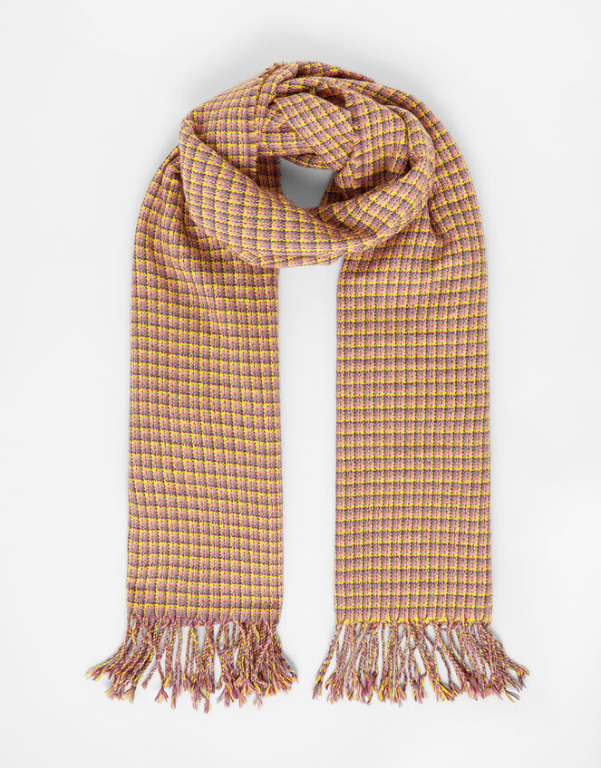 Cher Check Blanket Scarf, , large