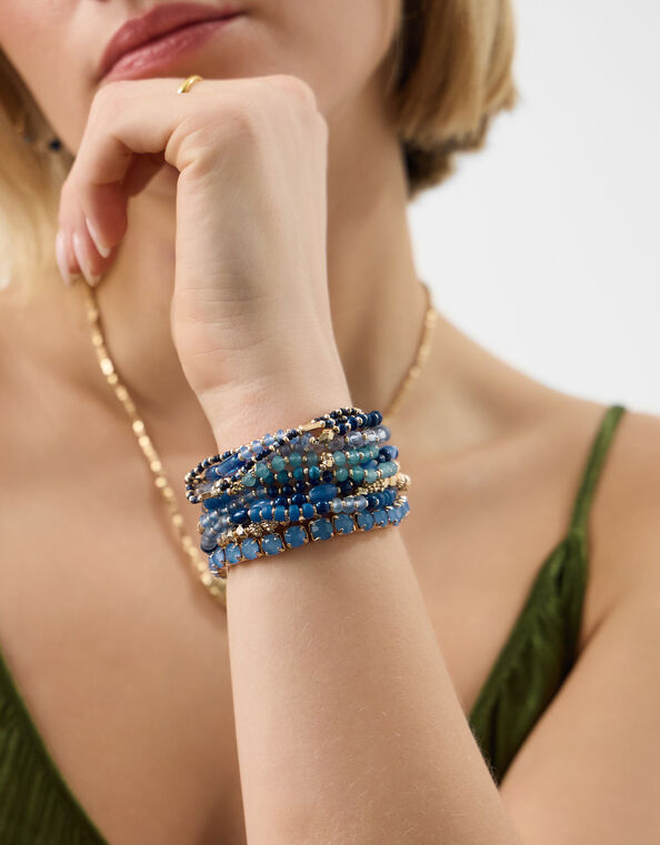 11-Pack Bead Stretch Bracelets, , large