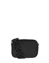 Macrame Strap Camera Bag, Black (BLACK), large