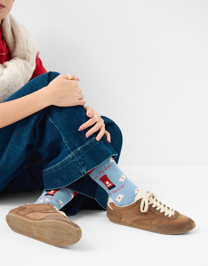 London Postbox Socks, , large