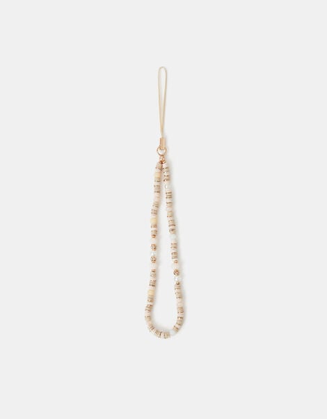Disc Beaded Phone Charm, , large