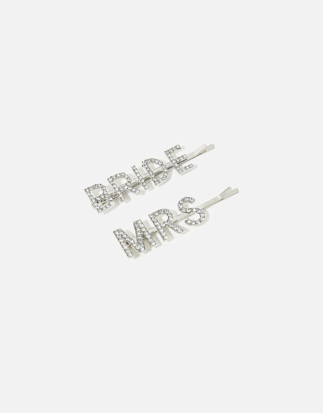 Bride and Mrs Diamante Hair Slides Hair clips Accessorize UK