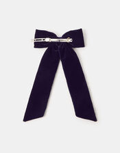 Shooting Star Beaded Bow Barrette Hair Clip, , large