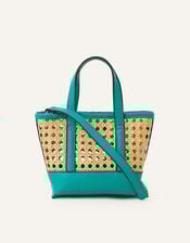 Mini Rattan Handheld Bag, , large