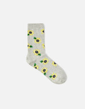 Sunflower Ankle Socks, , large