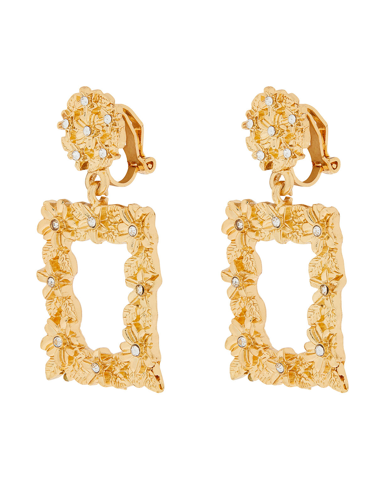 Clip on hotsell door knocker earrings