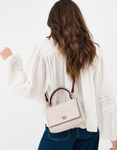 Double Heart Crossbody Handbag, , large