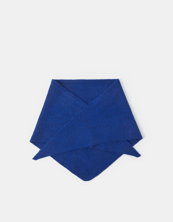 Knitted Triangle Scarf, , large