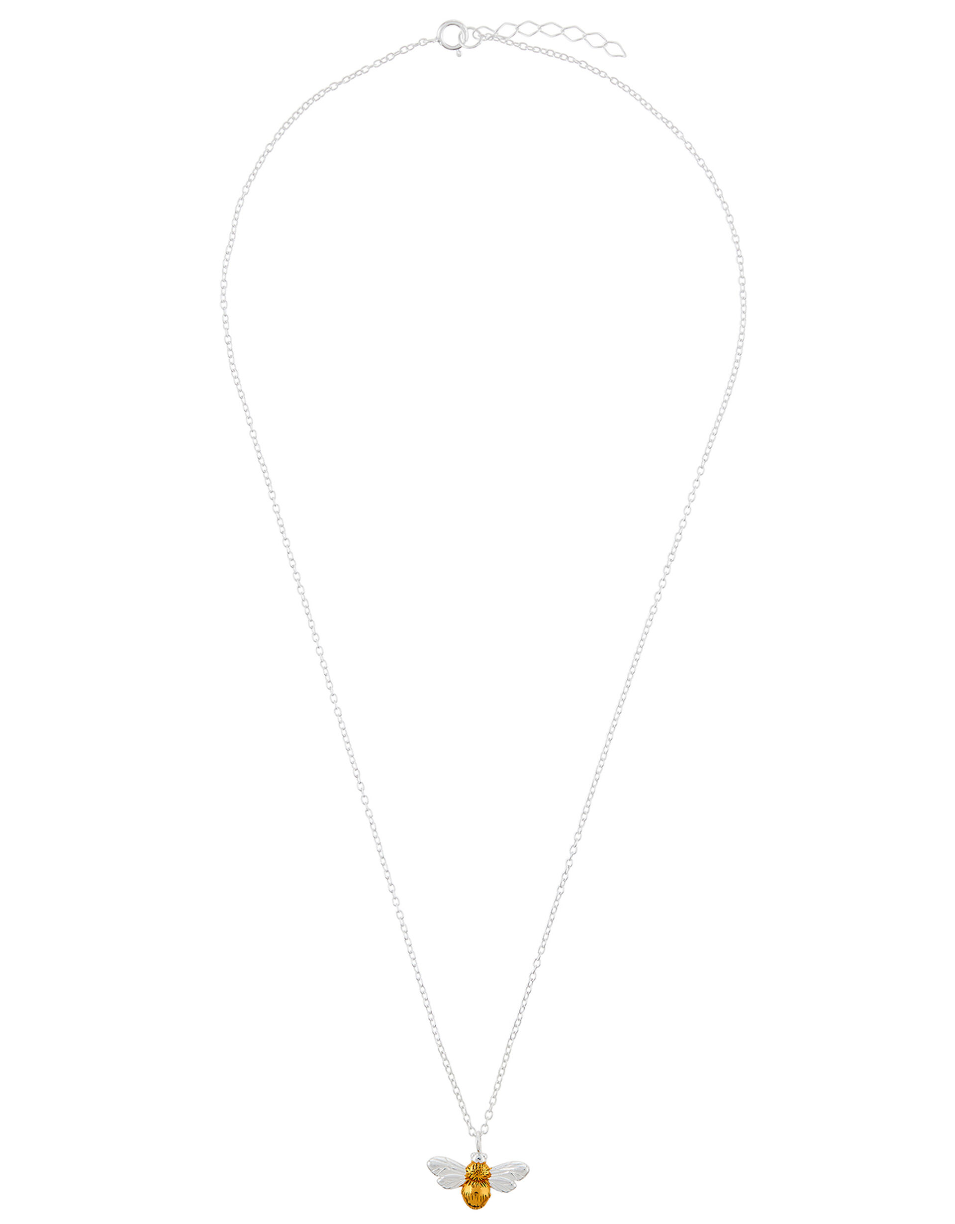 Bee Pendant Necklace, , large