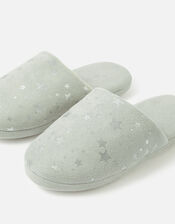 Star Mule Slippers, Grey (GREY), large