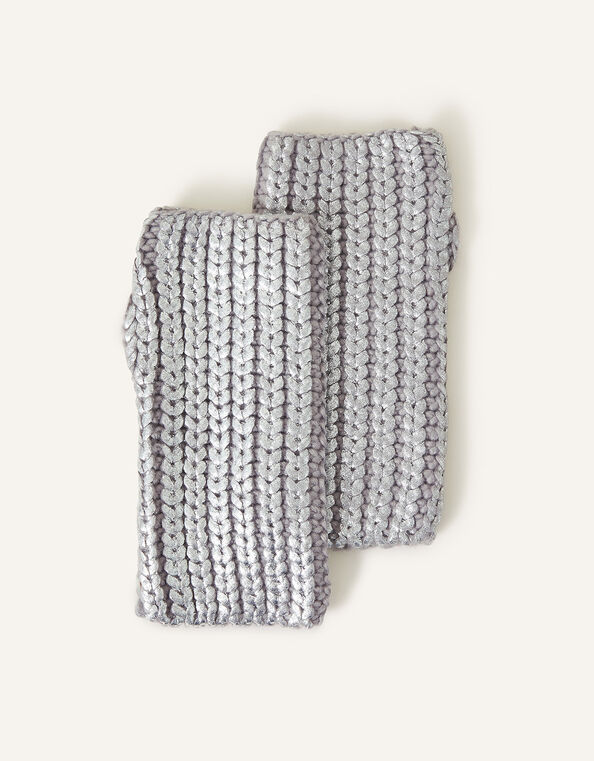 Metallic Cut Off Gloves, , large