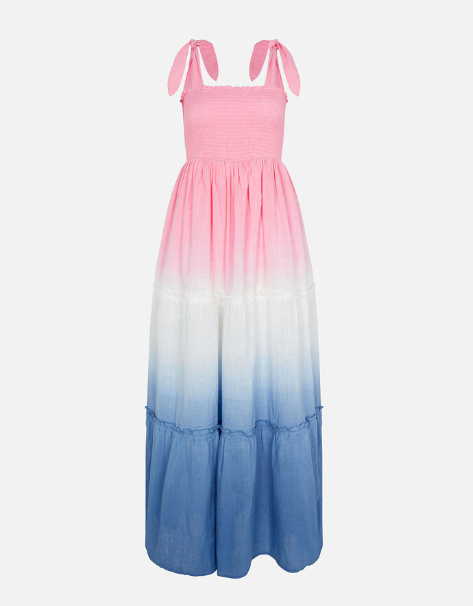 Ocean Breeze Bandeau Maxi Dress - White