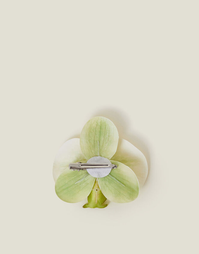 Orchid Hair Clip Yellow, , large
