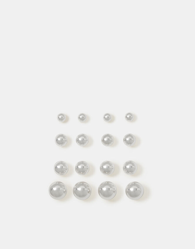 8-Pack Ball Stud Earrings, , large