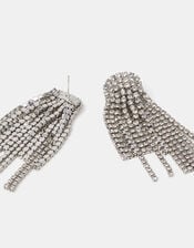 Cascading Crystal Drop Earrings, , large