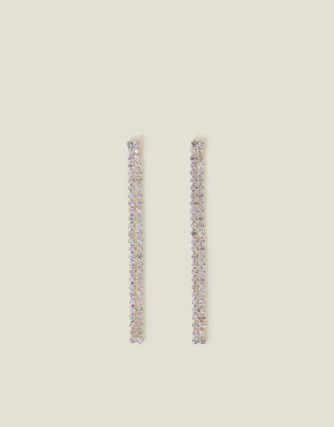 Diamante Cupchain Drop Earrings, , large