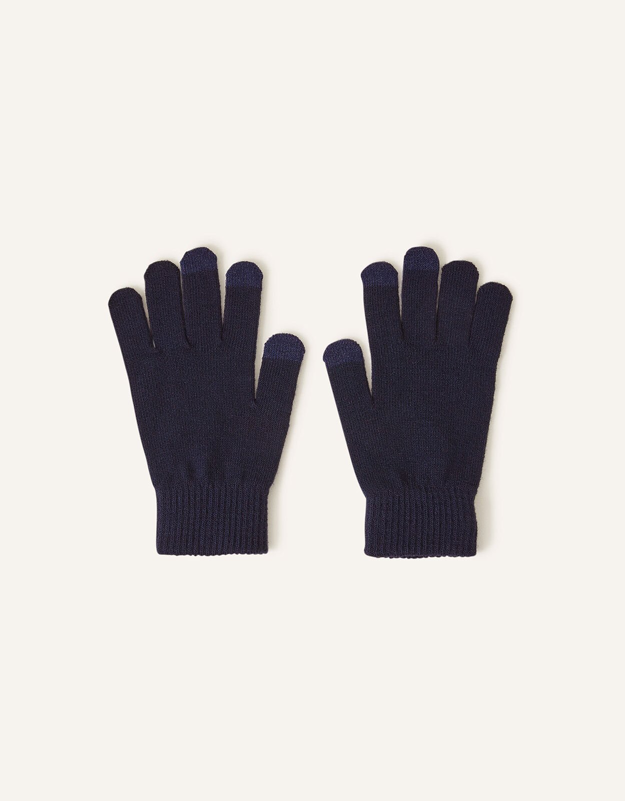 accessorize Super Stretch Touch Gloves Blue