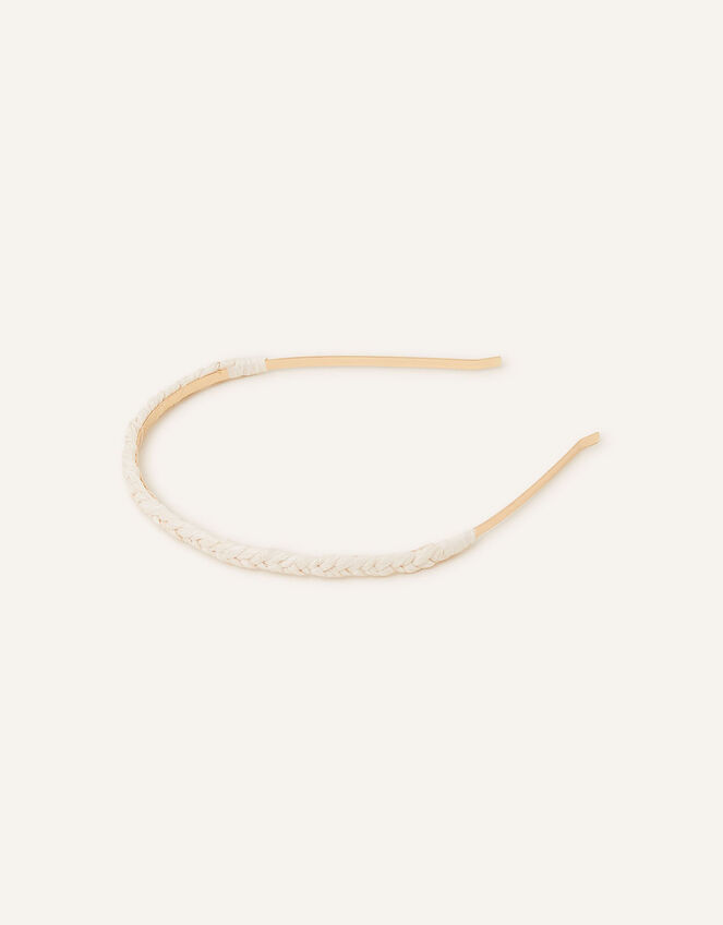 Raffia Woven Headband , , large