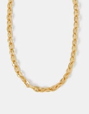 14ct Gold-Plated Chunky Link Chain Necklace, , large