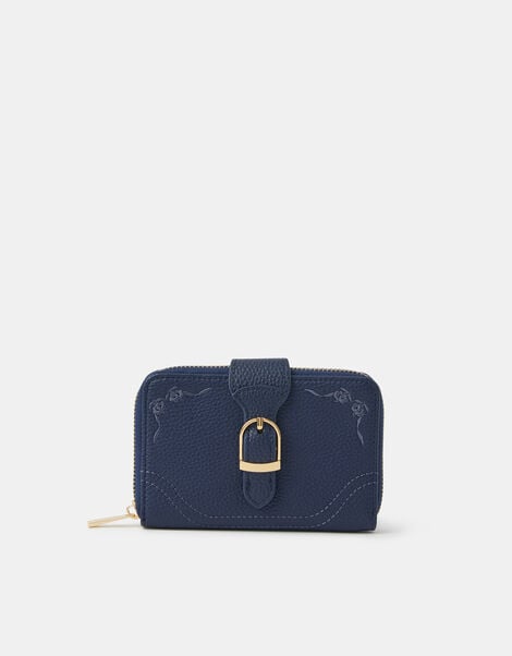 Embroidered Buckle Purse, , large