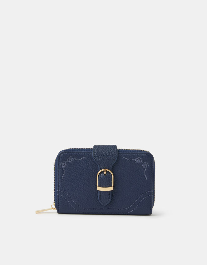 Embroidered Buckle Purse, , large