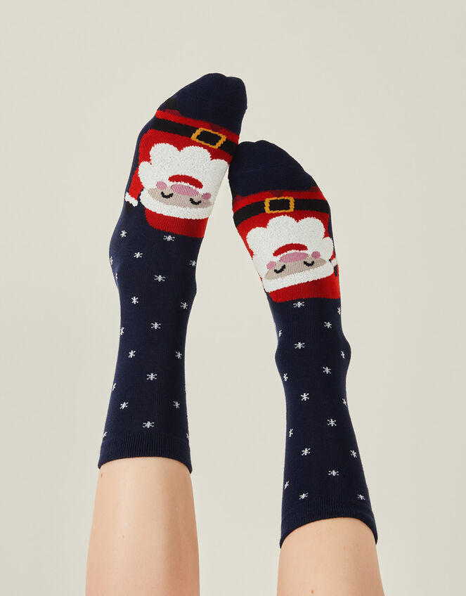 Happy Santa Socks, , large