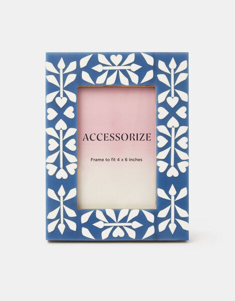 Floral Resin Photo Frame 4 x 6, , large