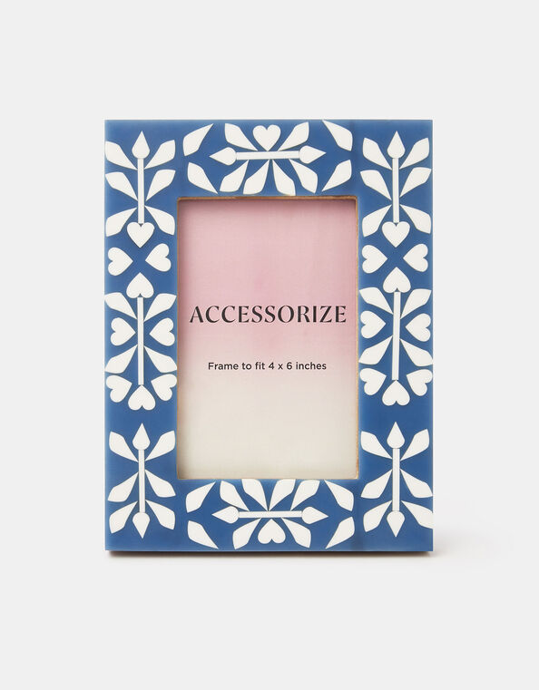 Floral Resin Photo Frame 4 x 6, , large