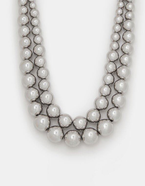 Layered Orb Necklace, , large