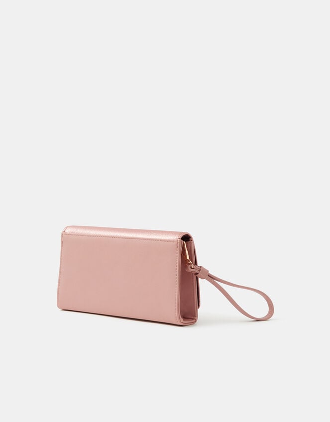 Fold Over Clutch Bag, Pink (PALE PINK), large