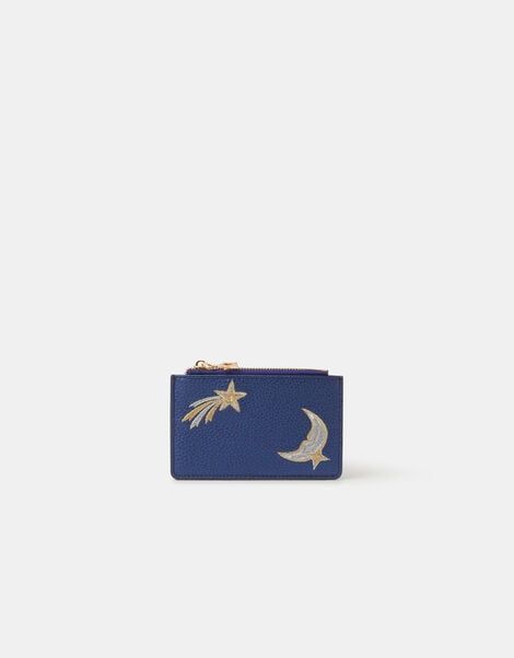Celestial Embroidered Card Holder, , large