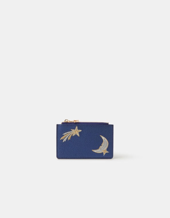 Celestial Embroidered Card Holder, , large