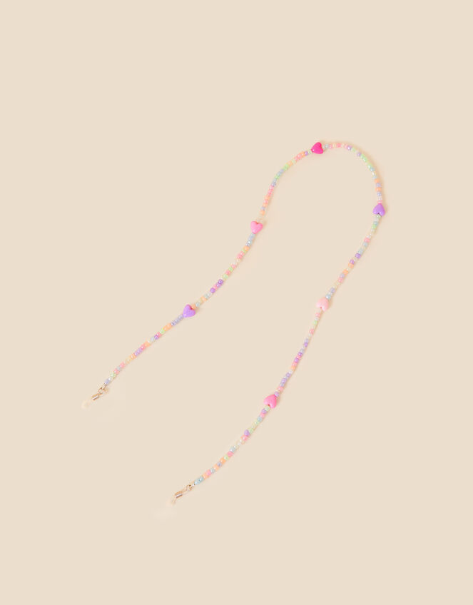Kids Heart Beaded Sunglasses Chain, , large
