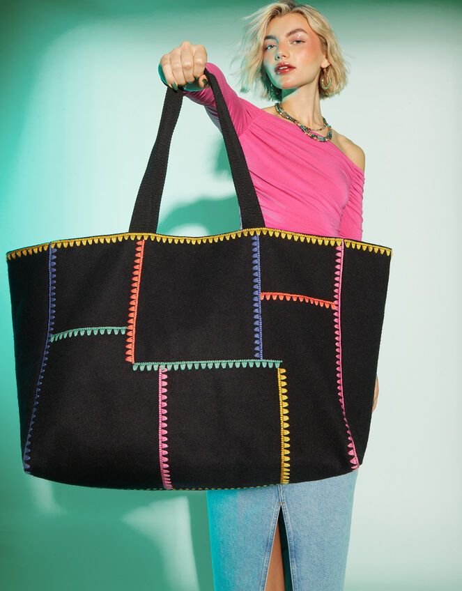 Stitch Shopper Bag, , large