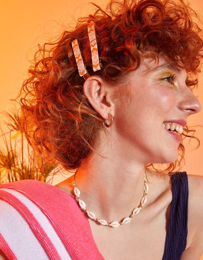 Beaded Salon Clips Set of Two Hair clips Accessorize UK