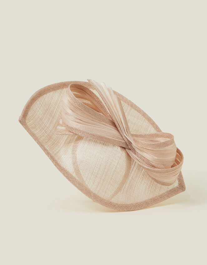 Teardrop Bow Fascinator, Natural (CHAMPAGNE), large