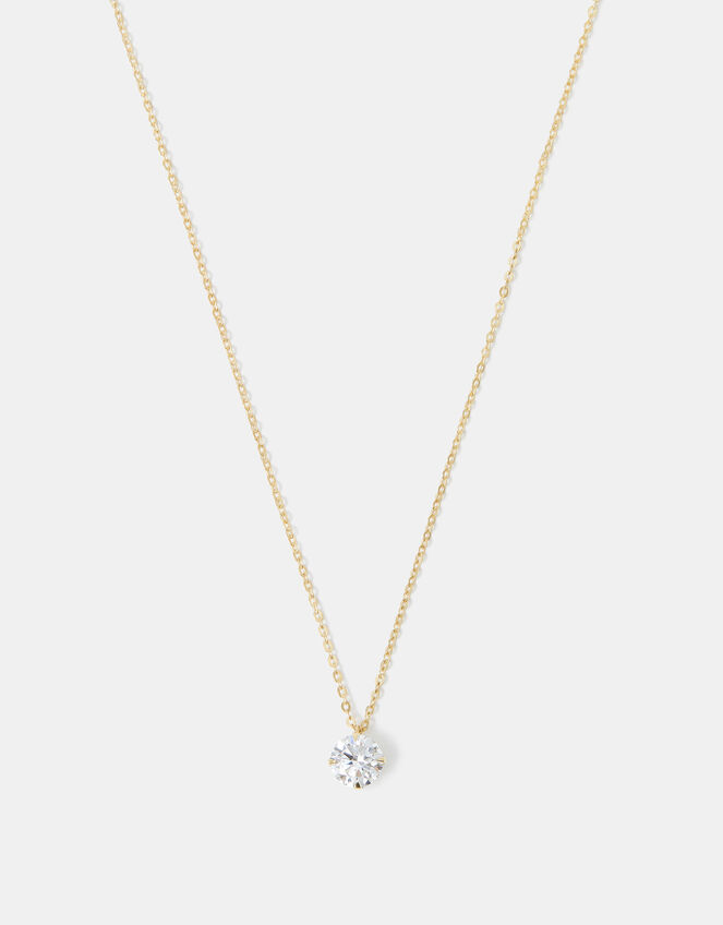 Lab Grown Diamond 0.5ct Pendant Necklace 9ct Gold, , large
