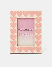 Heart Print Photo Frame 4 x 6, , large